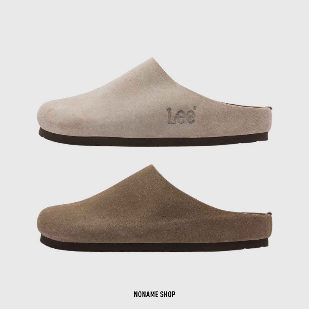 LEE 牛皮 麂皮 勃肯鞋 包頭 懶人鞋 拖鞋 兩色 (男/女款)