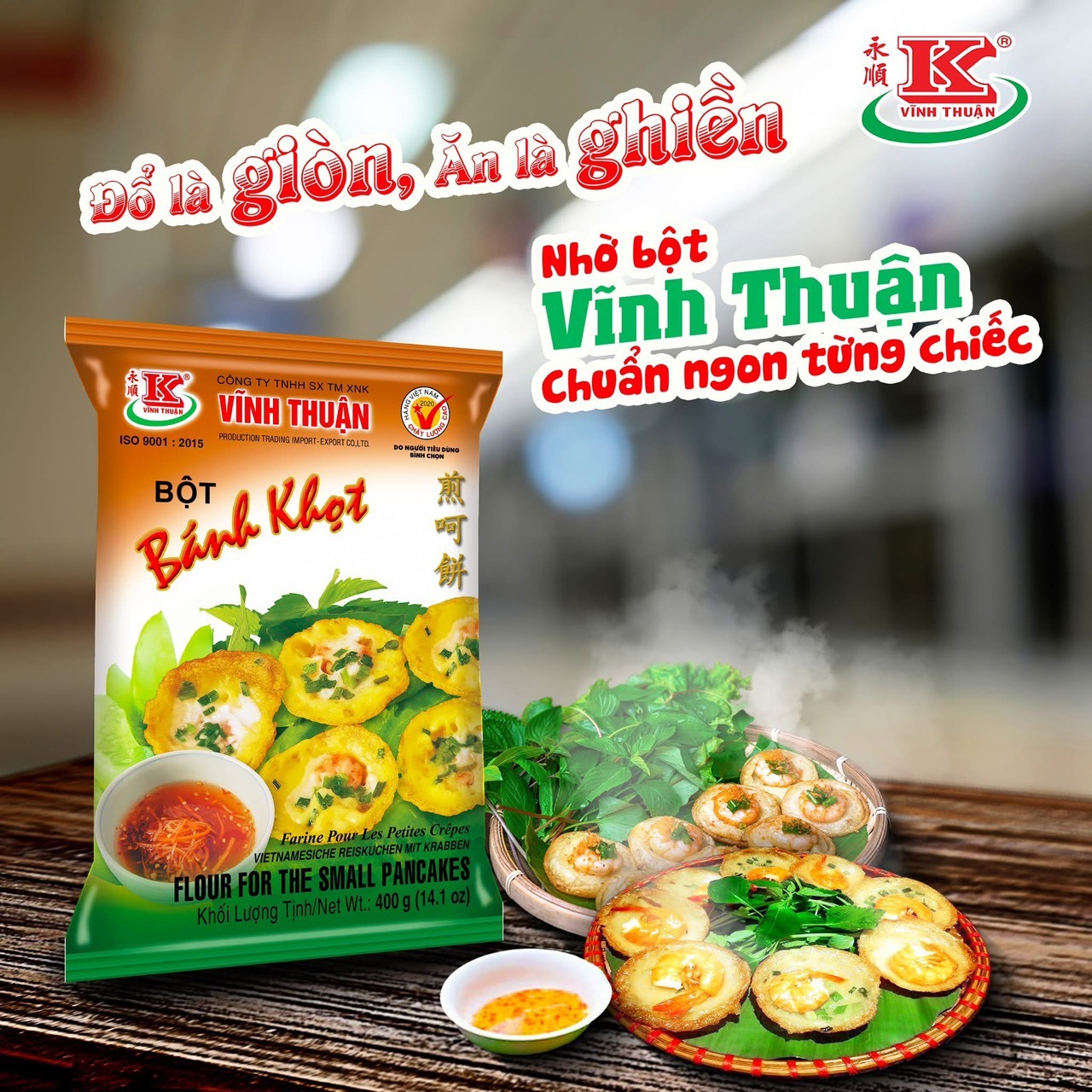 Vĩnh Thuận Bánh Khọt Mix 400g