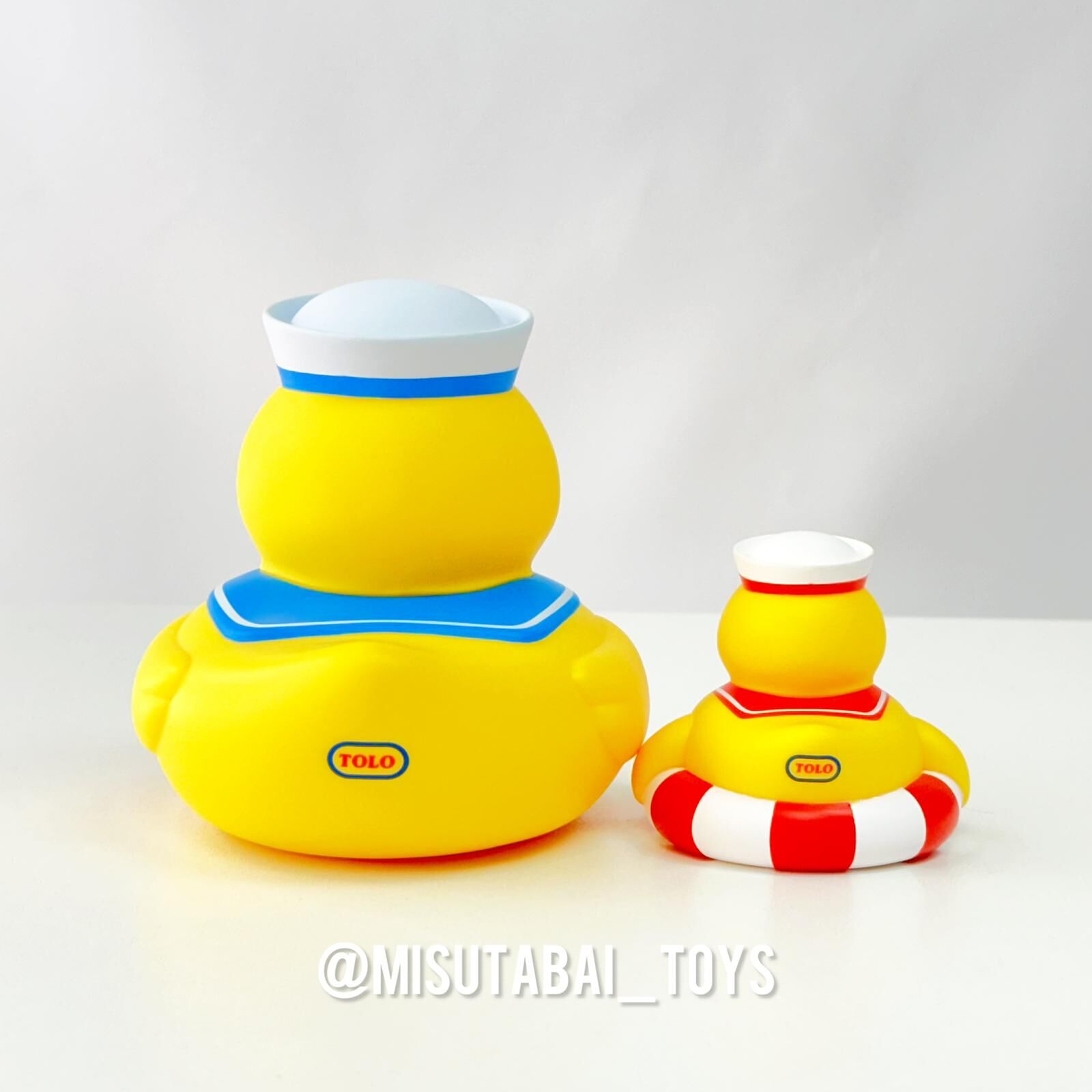 C01. Tolo Duck Vinyl Figure (Set of 2) 搪膠公仔(1套2枚)