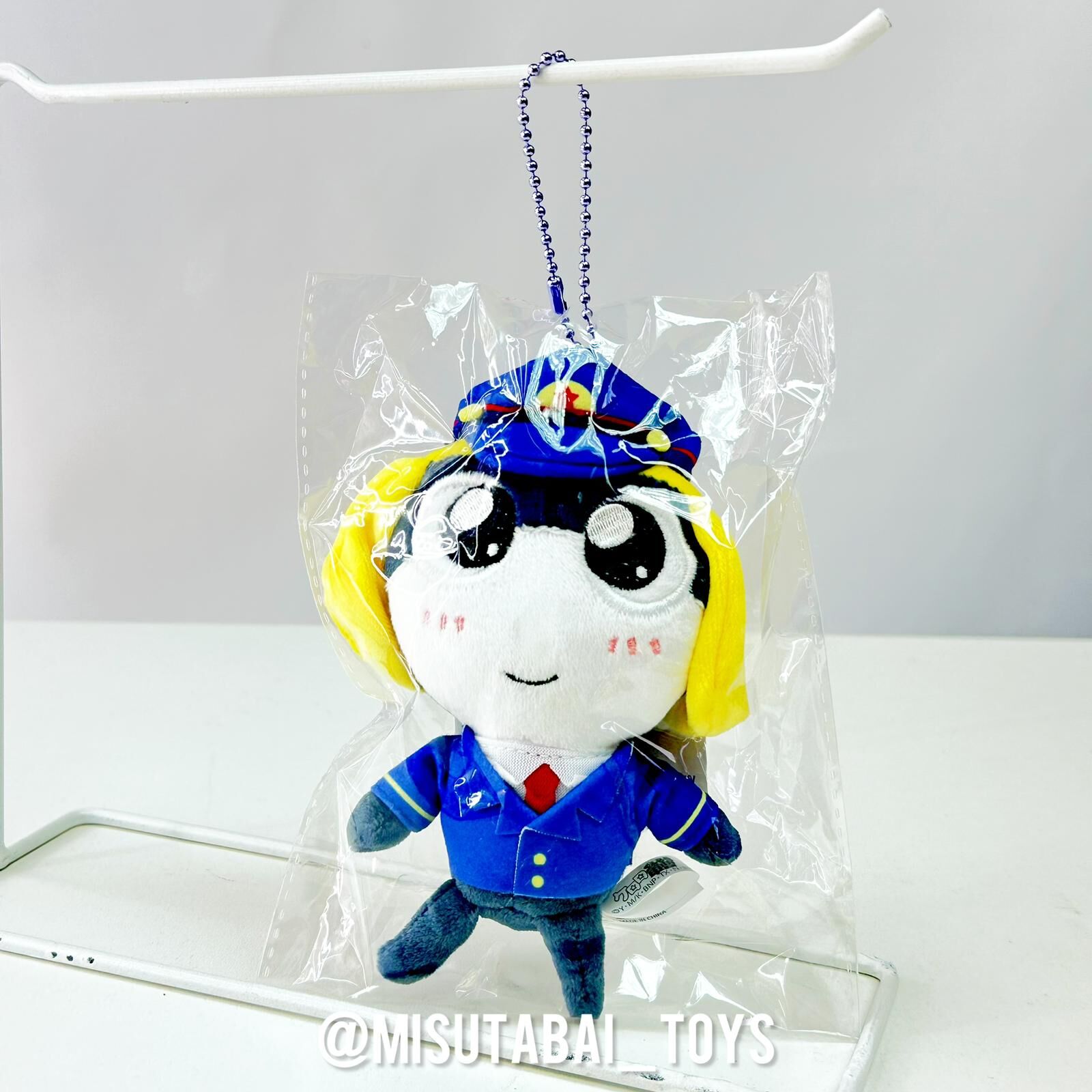 Keroro Station Attendant Style Plush Keychain (Tamama)
