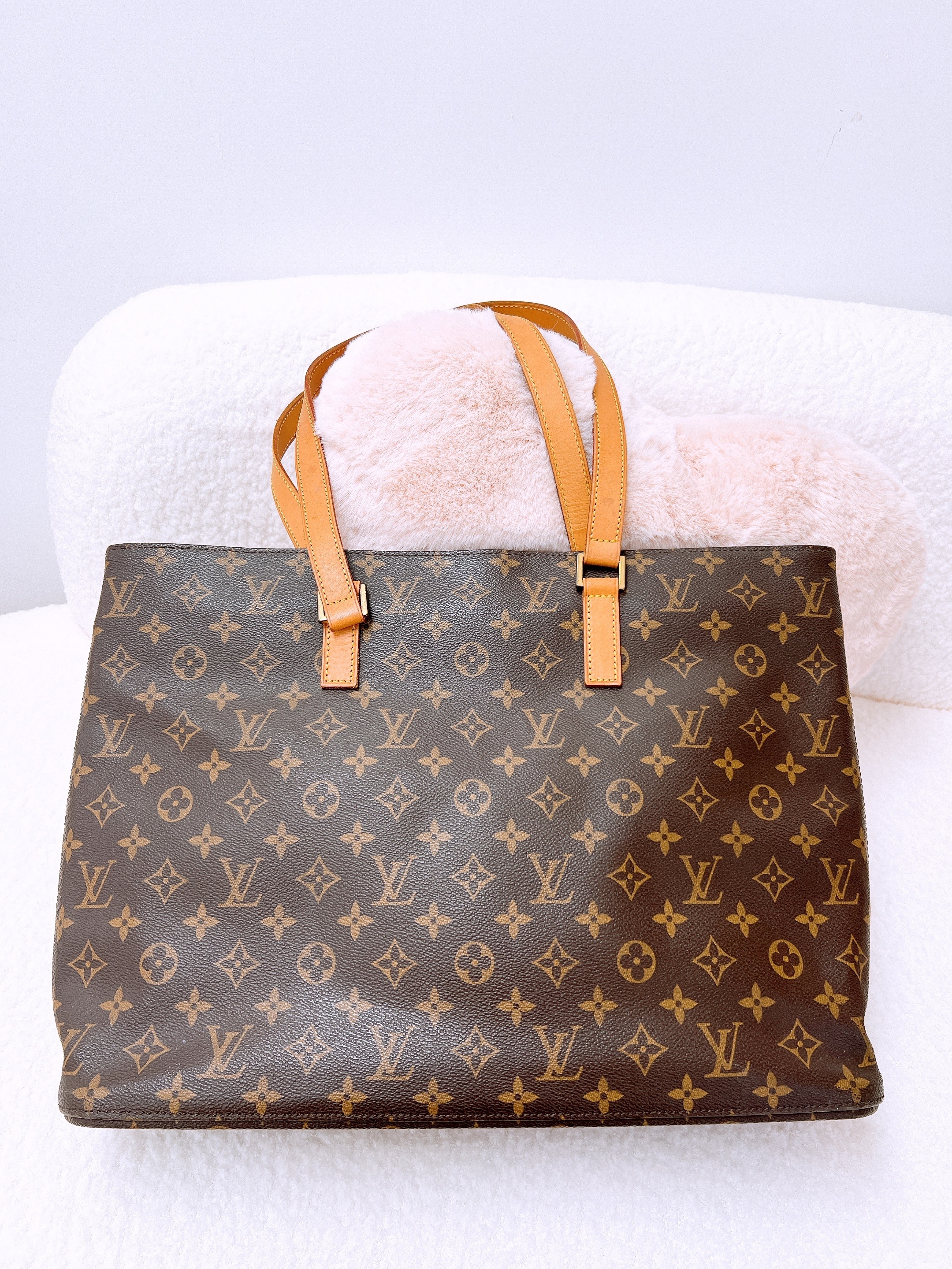 Lv tote luco brown monogram