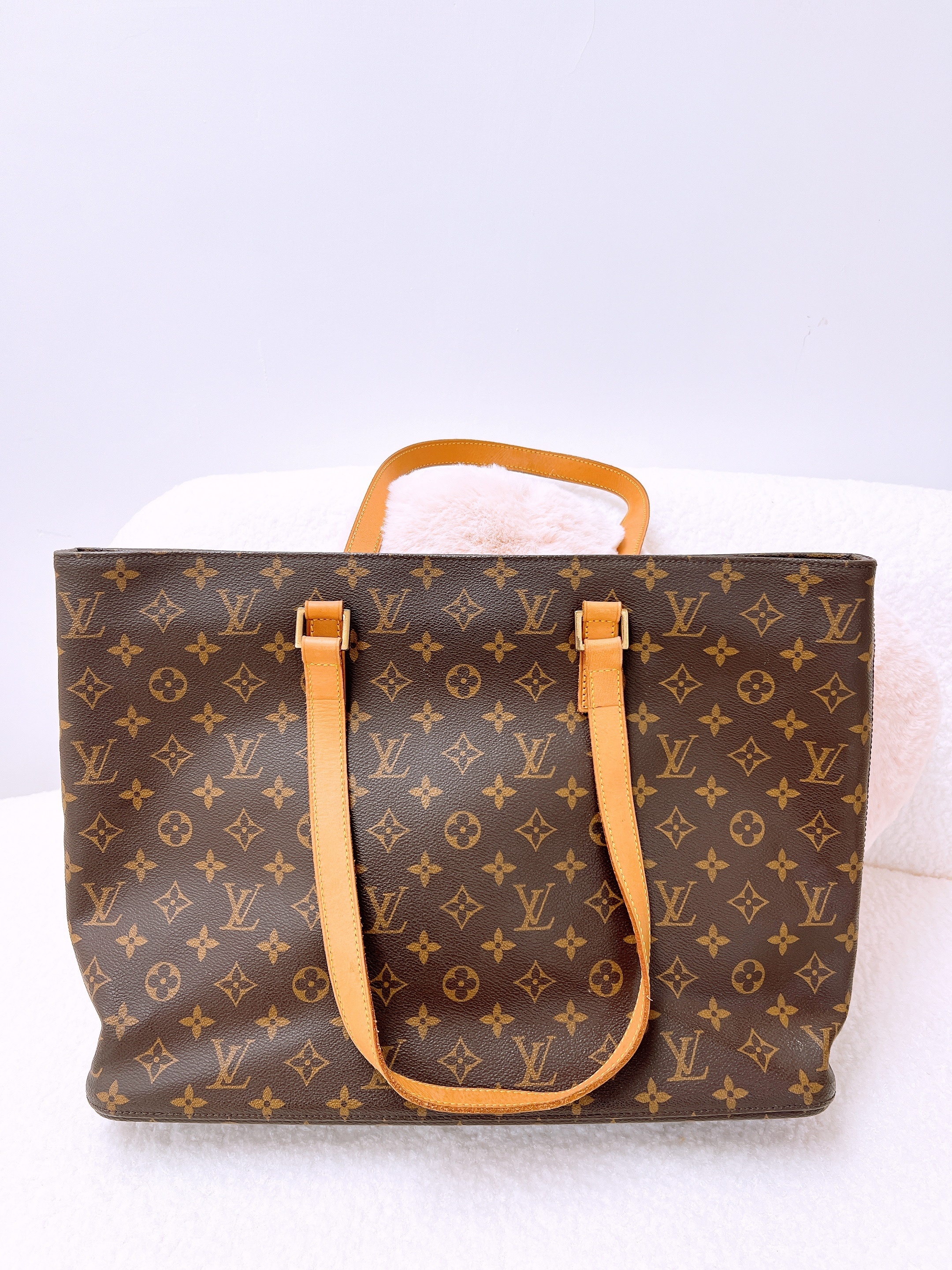 Lv tote luco brown monogram