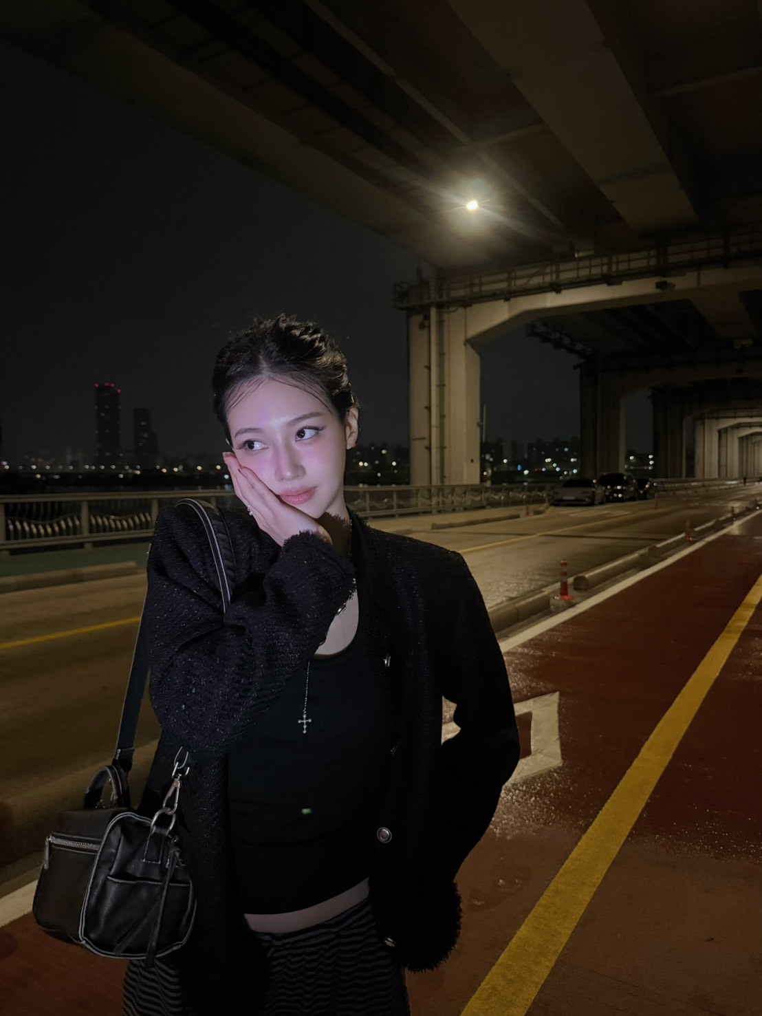 現貨! 9.amez project urban beauty tweed jacket 小香斜紋外套 (black)