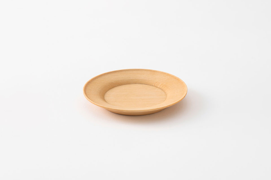 中川政七商店 - 山中挽物茶托 / 榛木原色