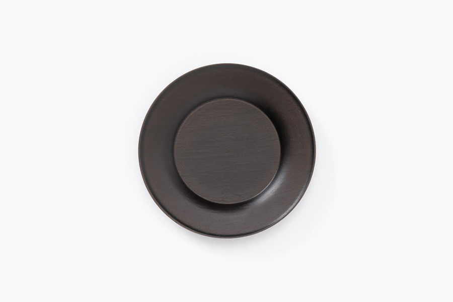 中川政七商店 - 山中挽物茶托 / 榛木黑色