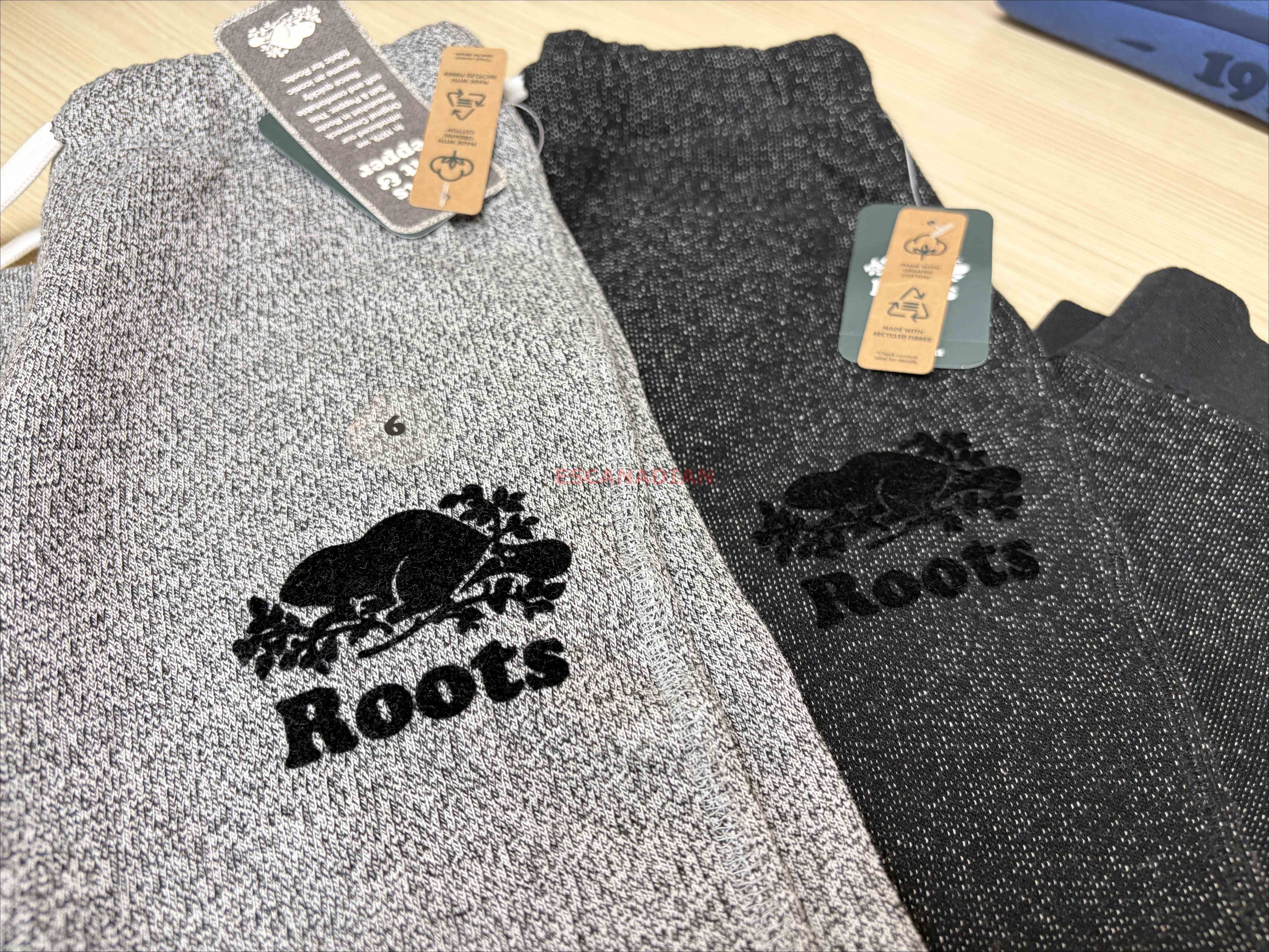 ROOTS 大童 slim合身版縮腳 刷毛 棉褲 (2色)