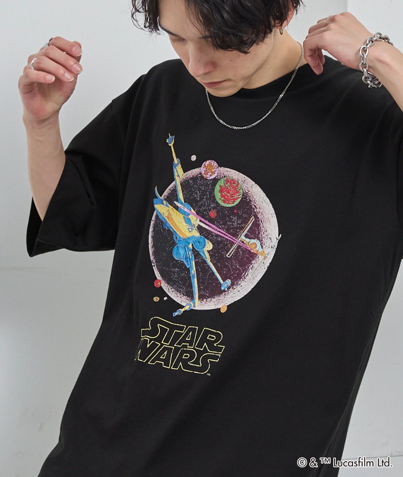 【預購】STAR WARS JN102801 復古印花短袖上衣