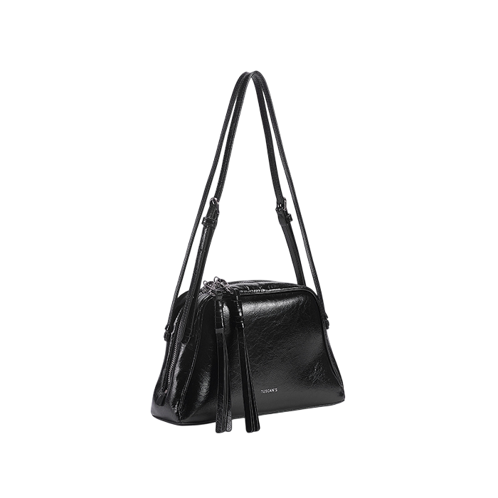 FLORENCE 皮革斜背袋