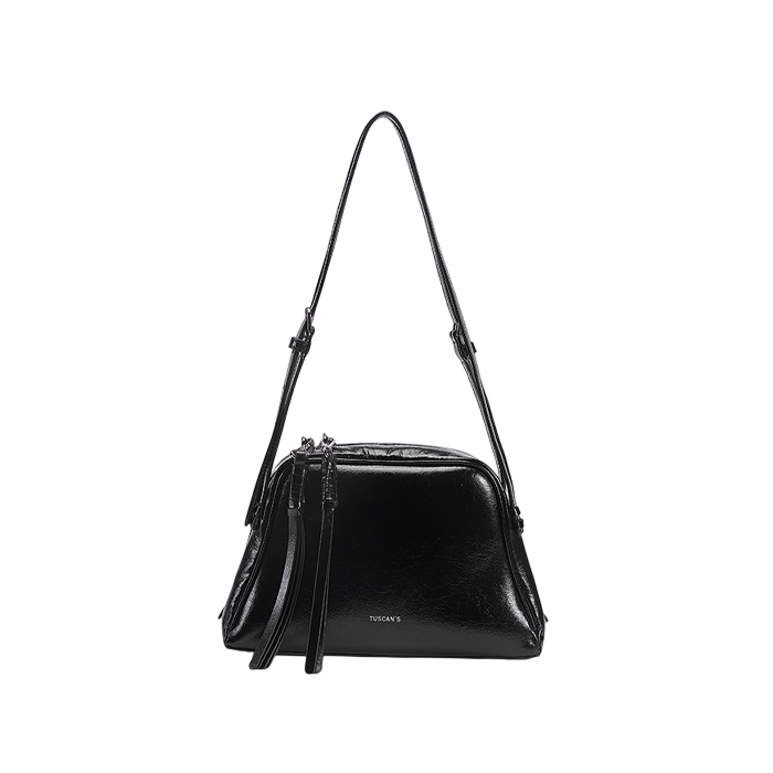 FLORENCE 皮革斜背袋