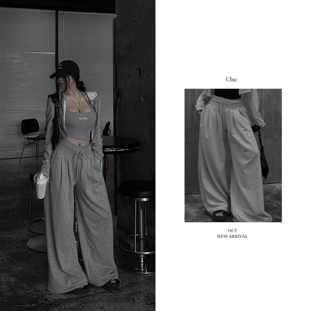 【 𝐂𝐇𝐔-𝐌𝐀𝐃𝐄 】10.30 私服自留-連帽衛衣衛褲套裝(組合販售)/售完不補