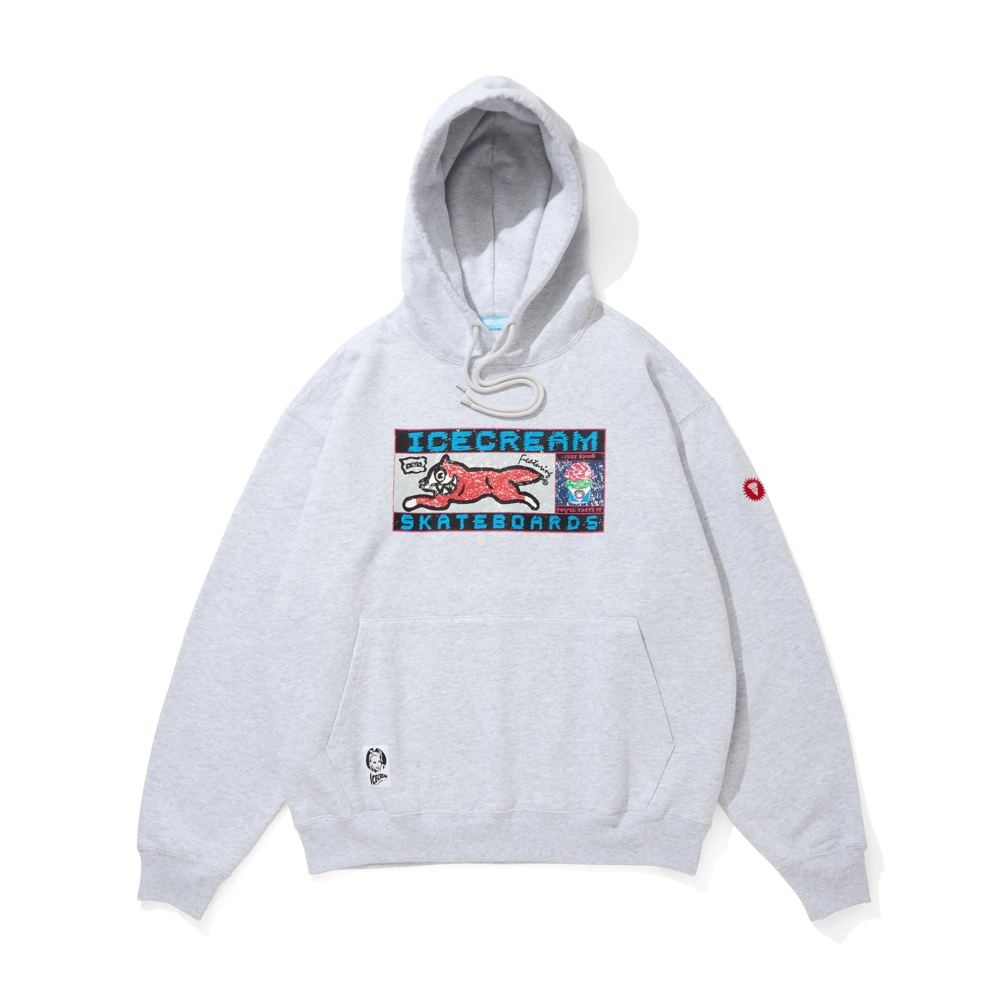 COTTON HOODIE ICECREAM SKATEBOARDS