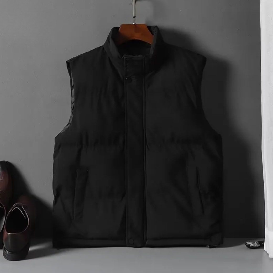 秋冬百搭保暖羽絨背心｜立領厚實不臃腫｜YP STYLE