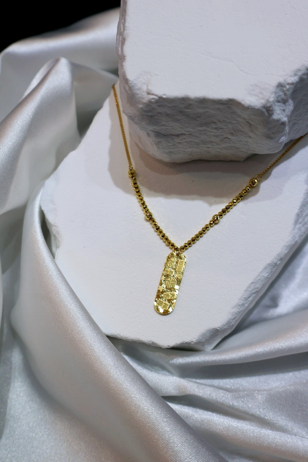 福運集綿金牌項鍊