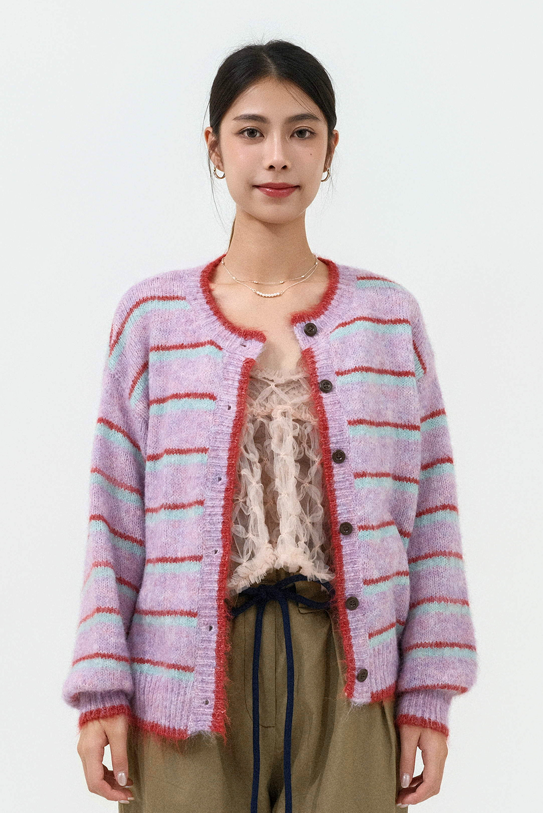 粉彩間morhair cardigan (預購產品）