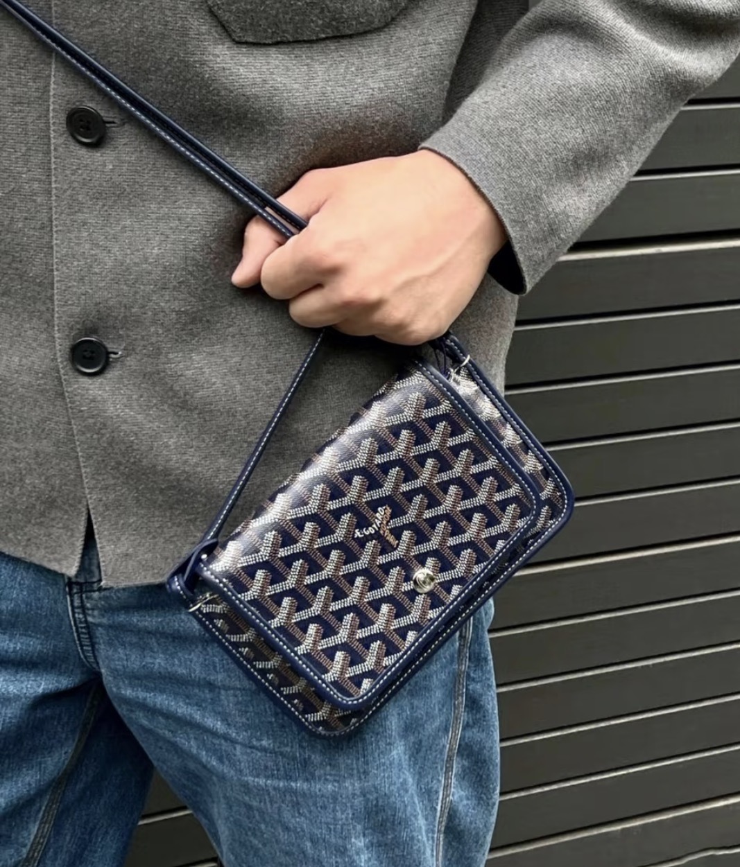 男士名牌禮物 GOYARD Plumet Pouch Wallet