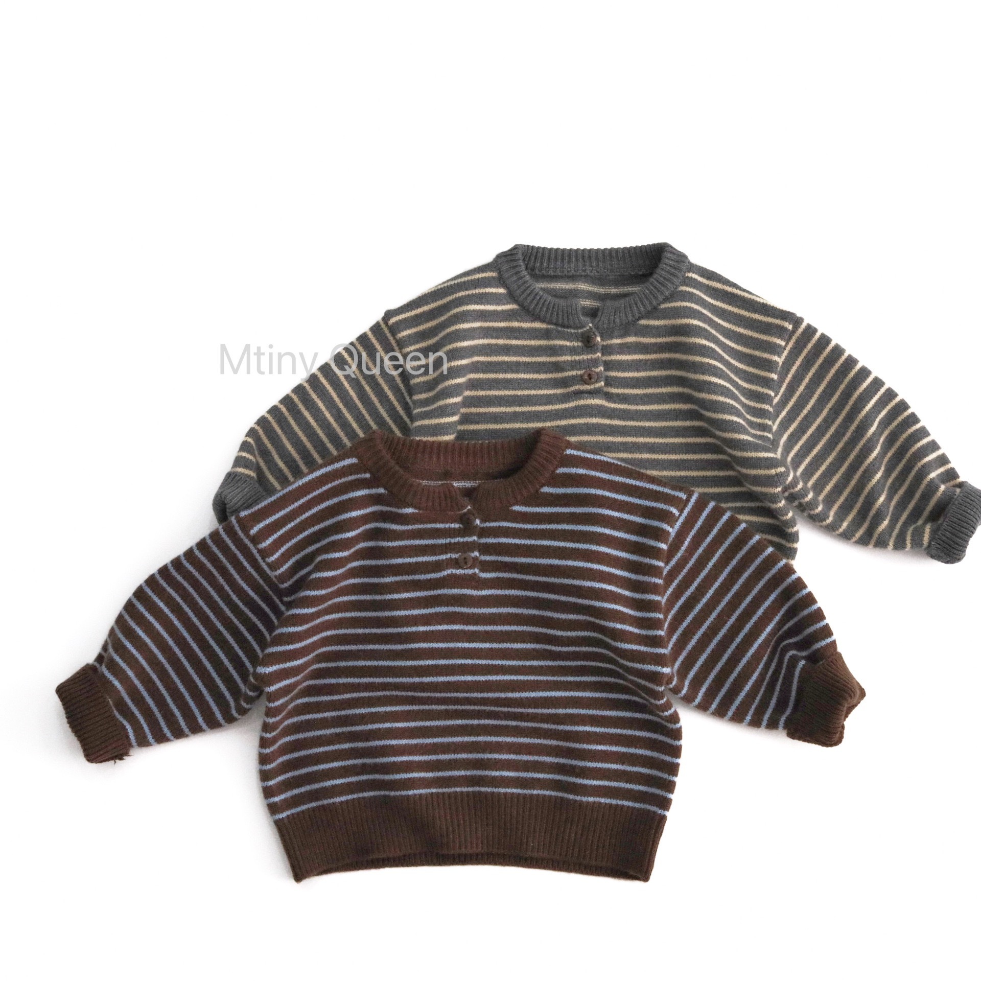 現貨120｜經典條紋百搭毛衣  ᝰ.