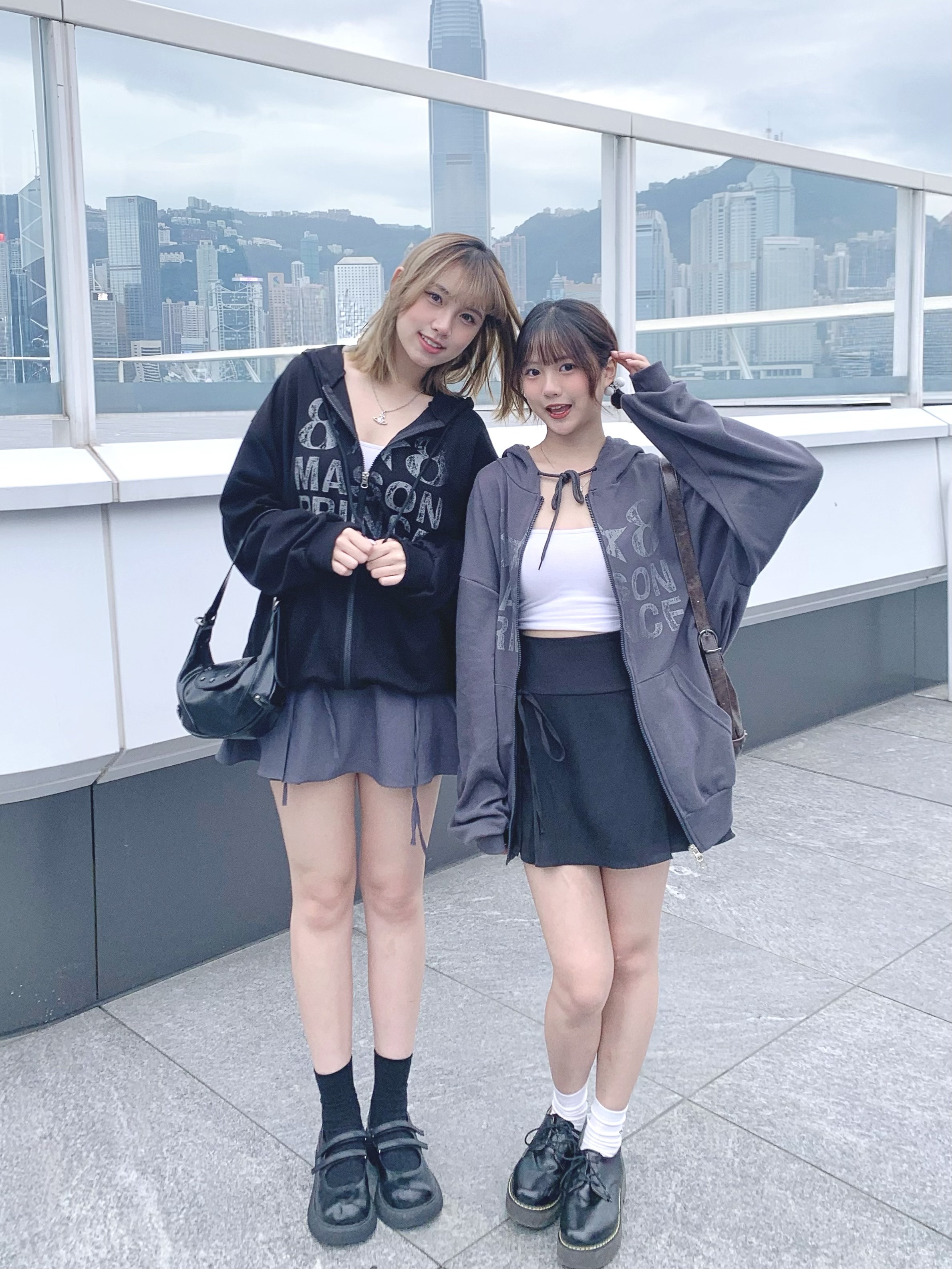 JK0348｜型格復古print 808連帽外套★໒꒱₊ ⊹