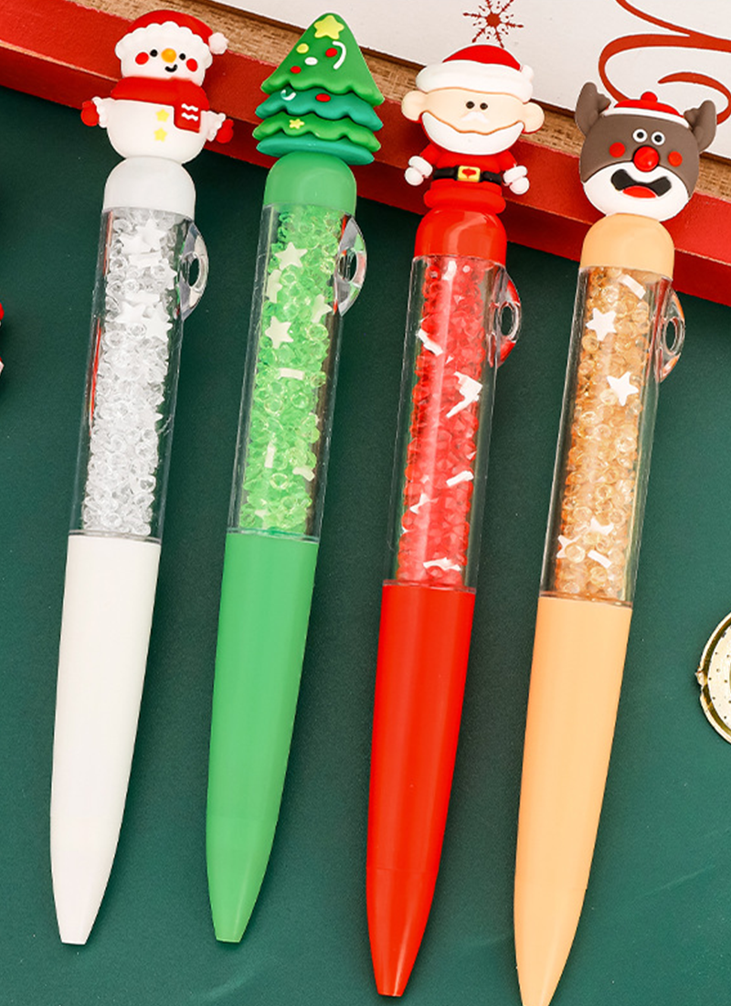 聖誕節矽膠中性筆 A2165