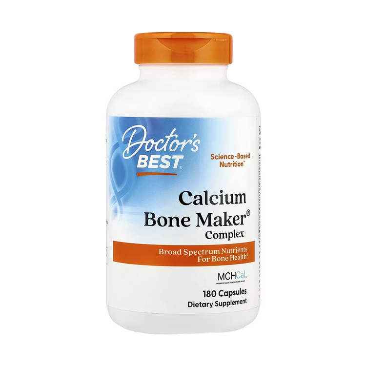 Doctor's Best, Calcium Bone Maker Complex with MCHCal , 180 Capsules