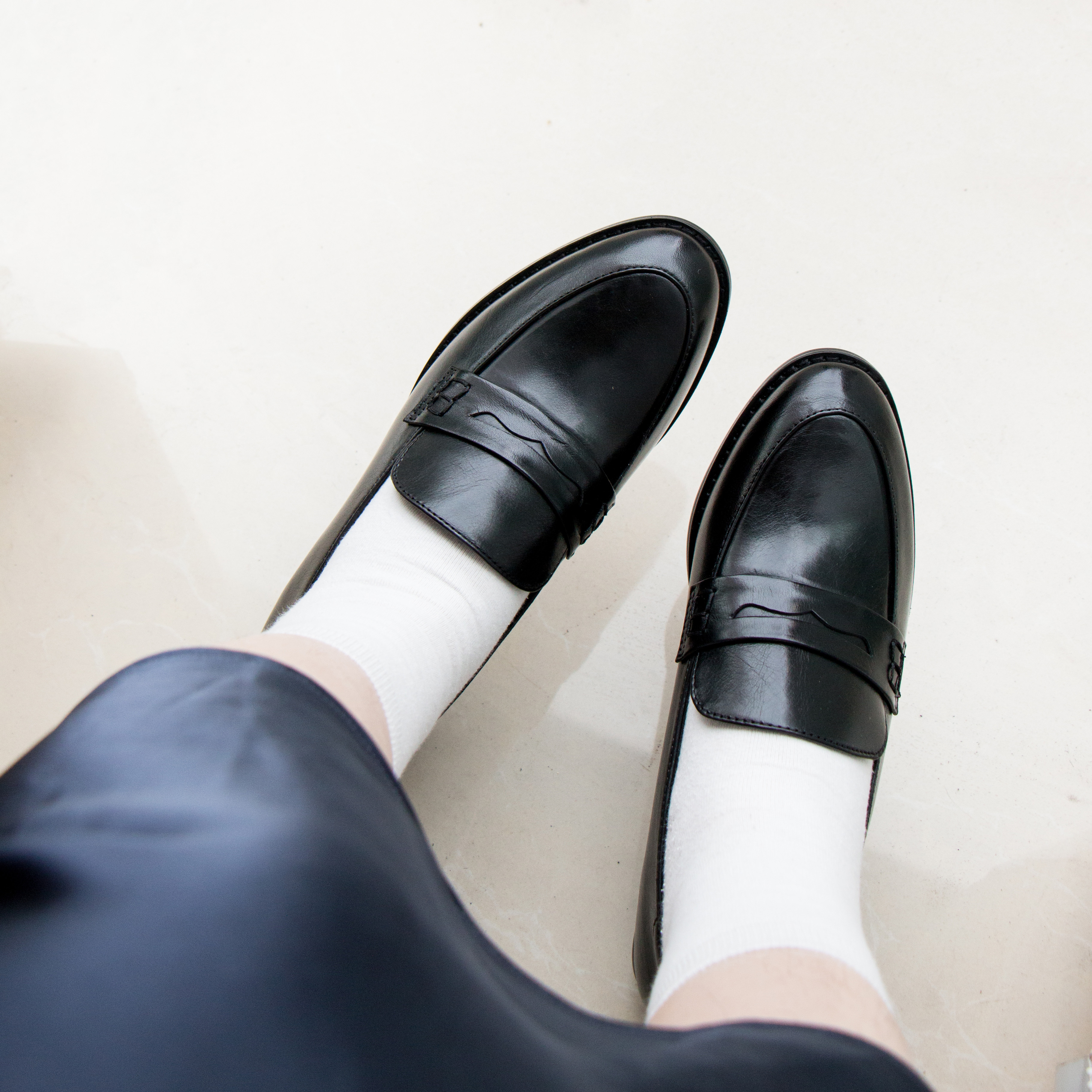 便士樂福女鞋黑色627C楦