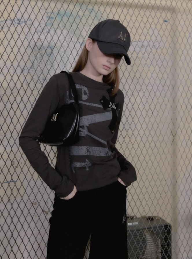 【直播】MUCENT LL102905 單肩包 (黑色)