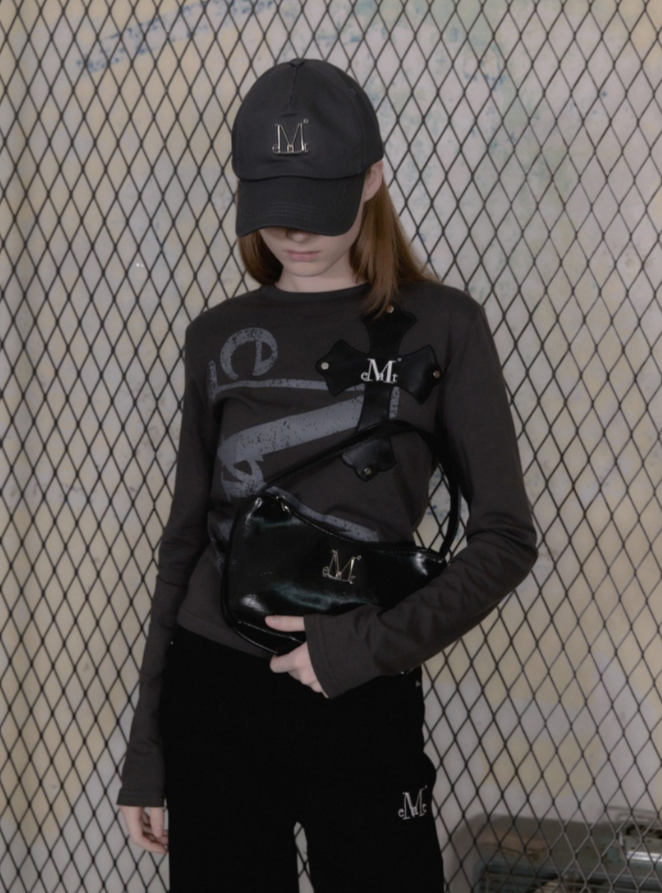 【直播】MUCENT LL102905 單肩包 (黑色)