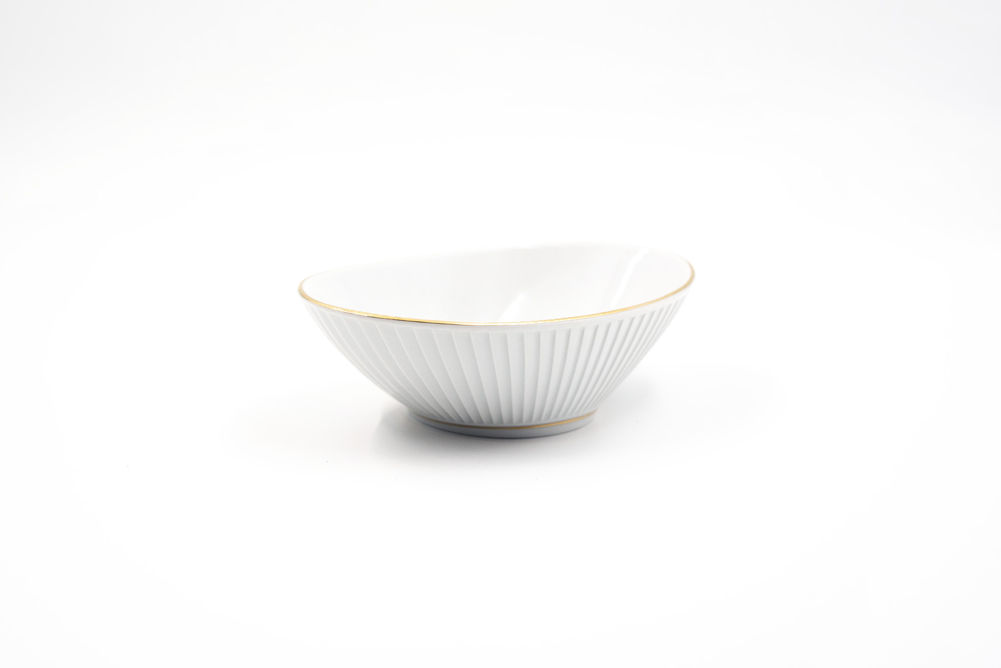 PILLIVUYT｜Plissé Gold 系列 - 橢圓碗 200ml