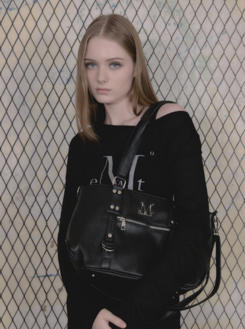 【直播】MUCENT LL102907  HARANG METAL LOGO 托特包 (黑色)