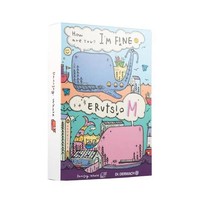 (4946) Dr. Dermach 韓國 I'm Fine 小鯨魚 深海膠原蛋白面膜 (保濕)