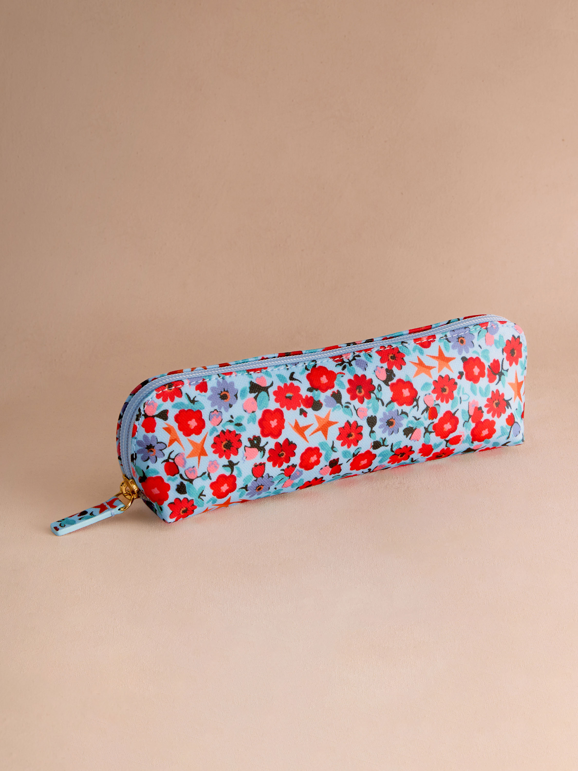 Folding Star Ditsy 三角造型印花筆袋