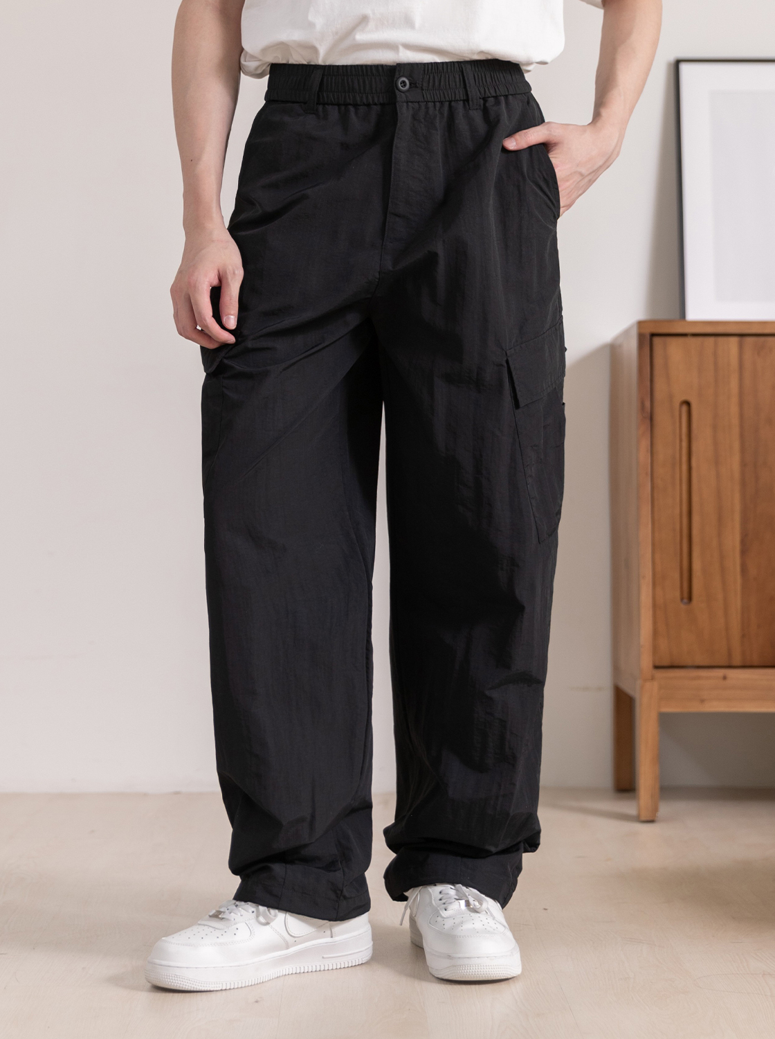 尼龍工作口袋氣球褲