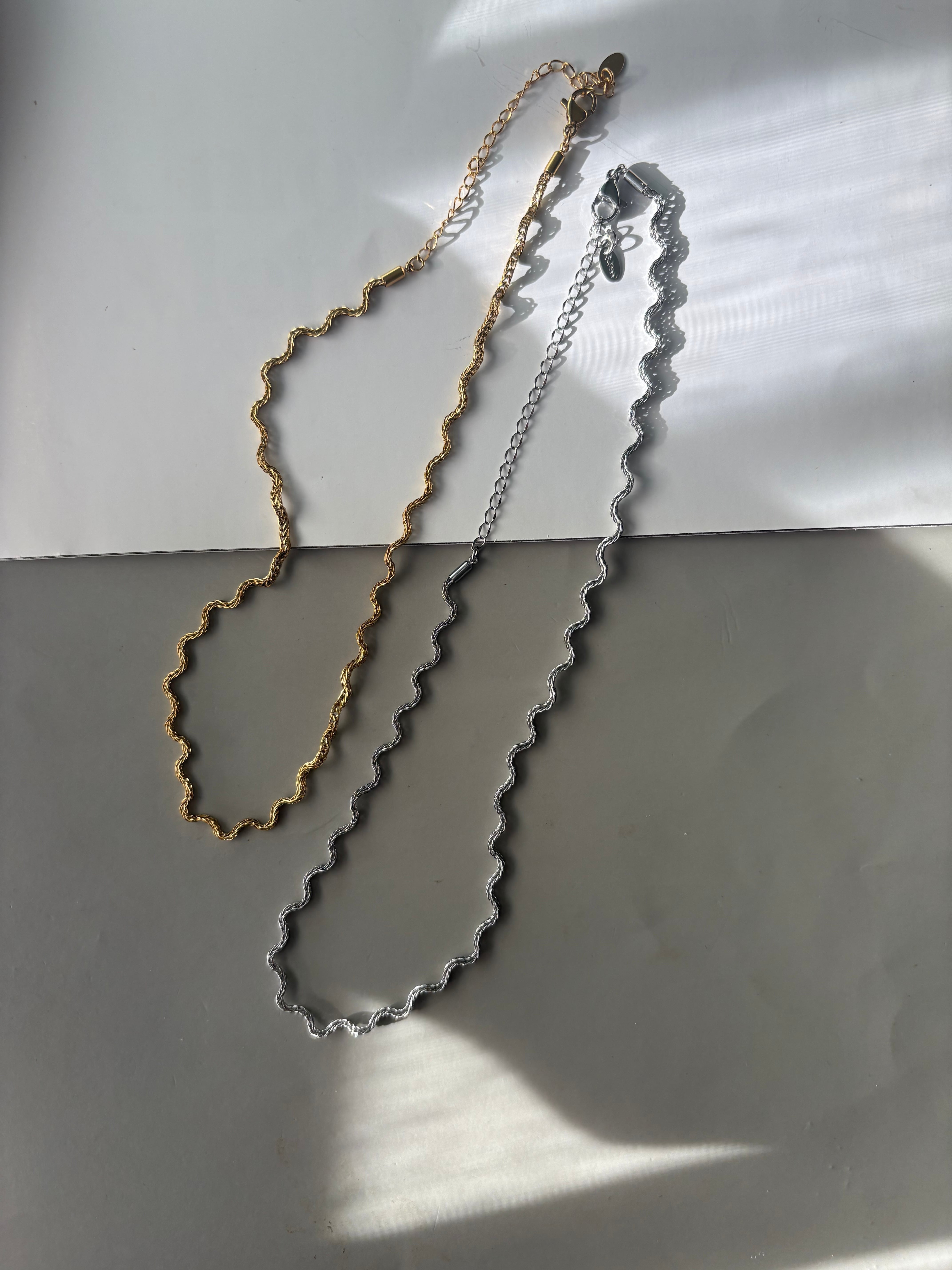 wave rope necklace