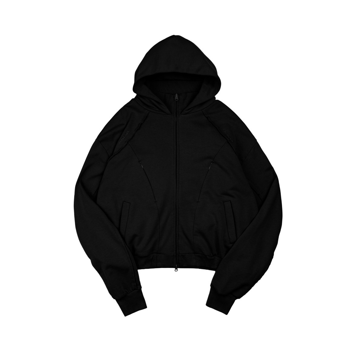 GF-02 “Streetism” Hoodie Jacket - Black