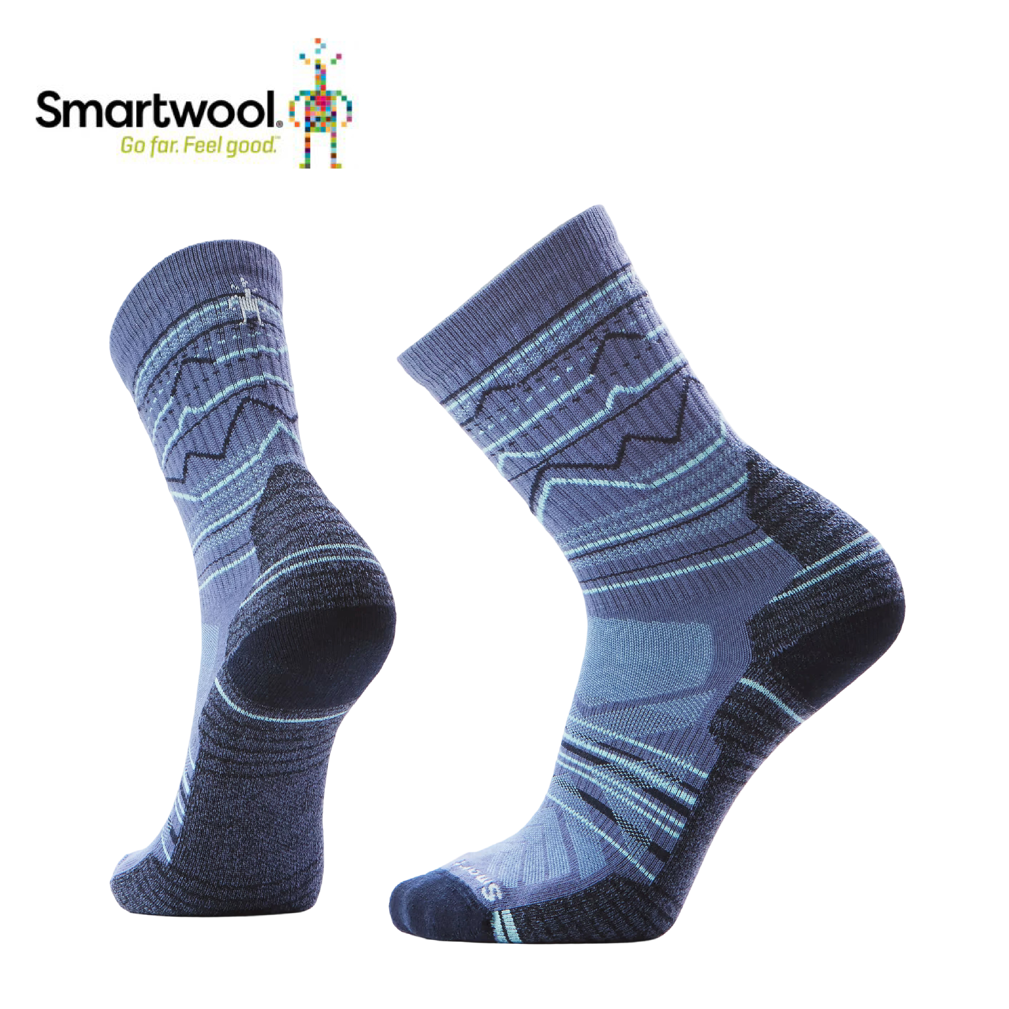 Smartwool 美國 機能全輕量減震中長襪 中性款 (暮藍色) 44SW001615