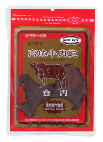 高坑-黑胡椒牛肉乾170g