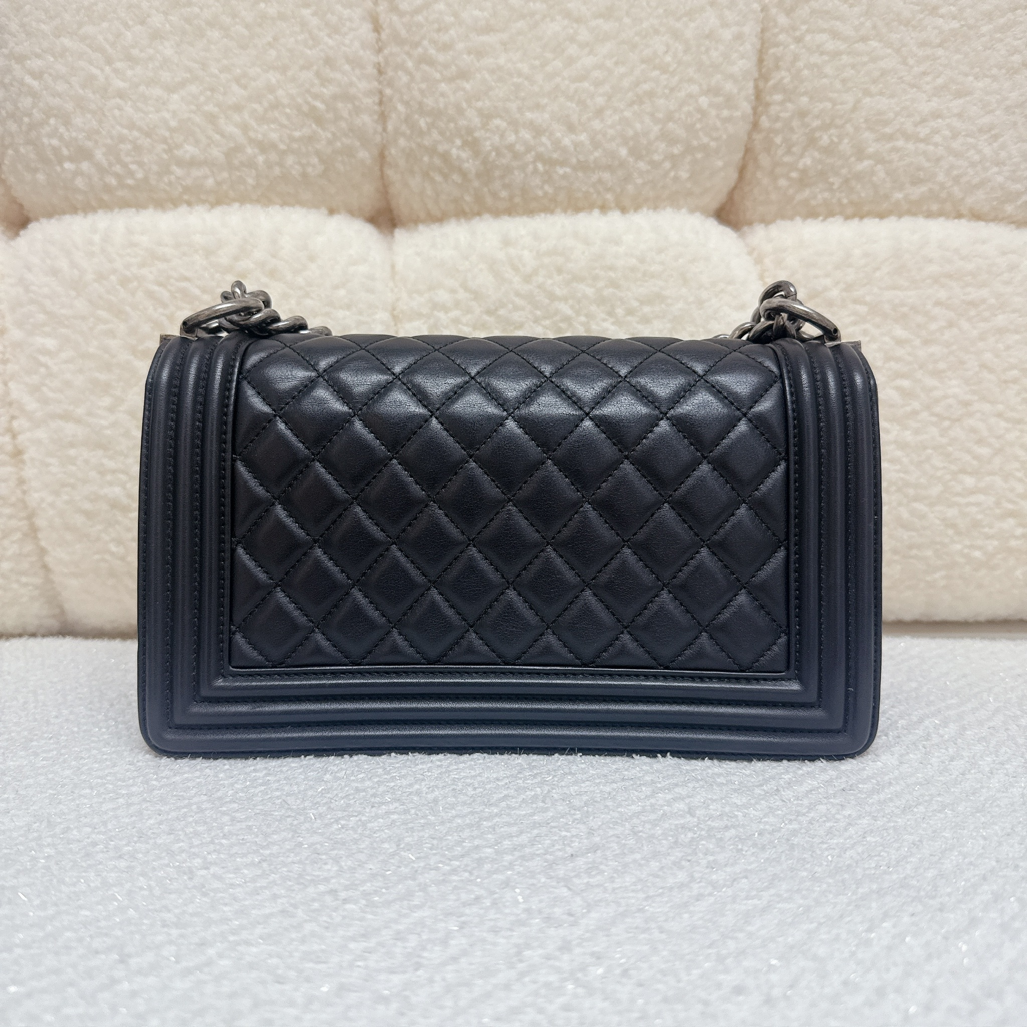 Chanel Boy 25 - Black / Shw