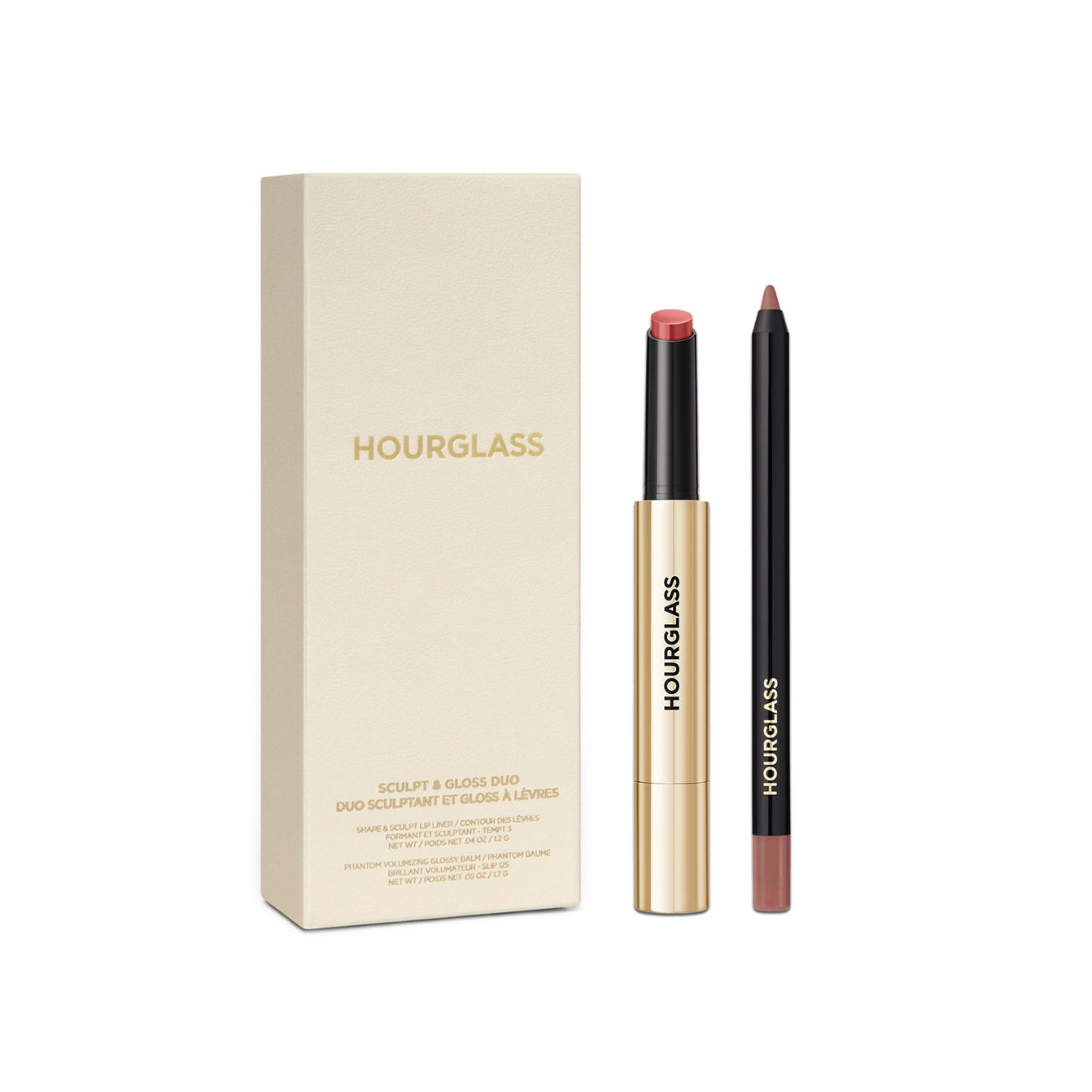 HOURGLASS Sculpt & Gloss Lip Duo