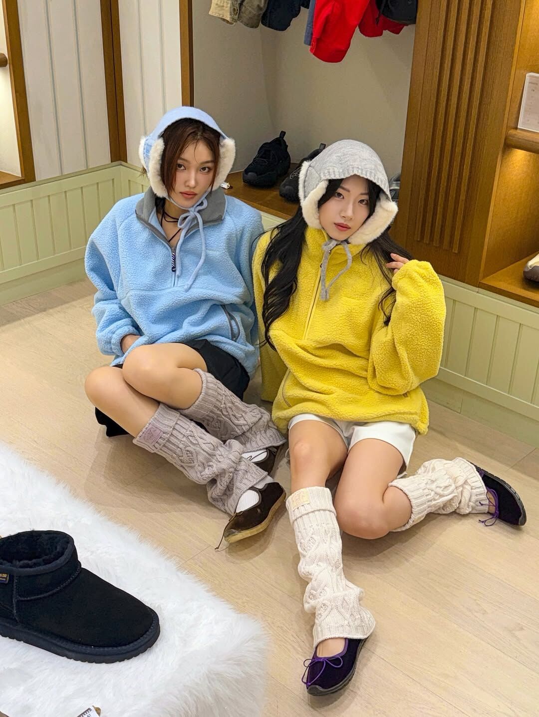 韓國代購 ROCKFISH WEATHERWEAR FLUFFY EARMUFF 毛絨耳罩 毛耳罩