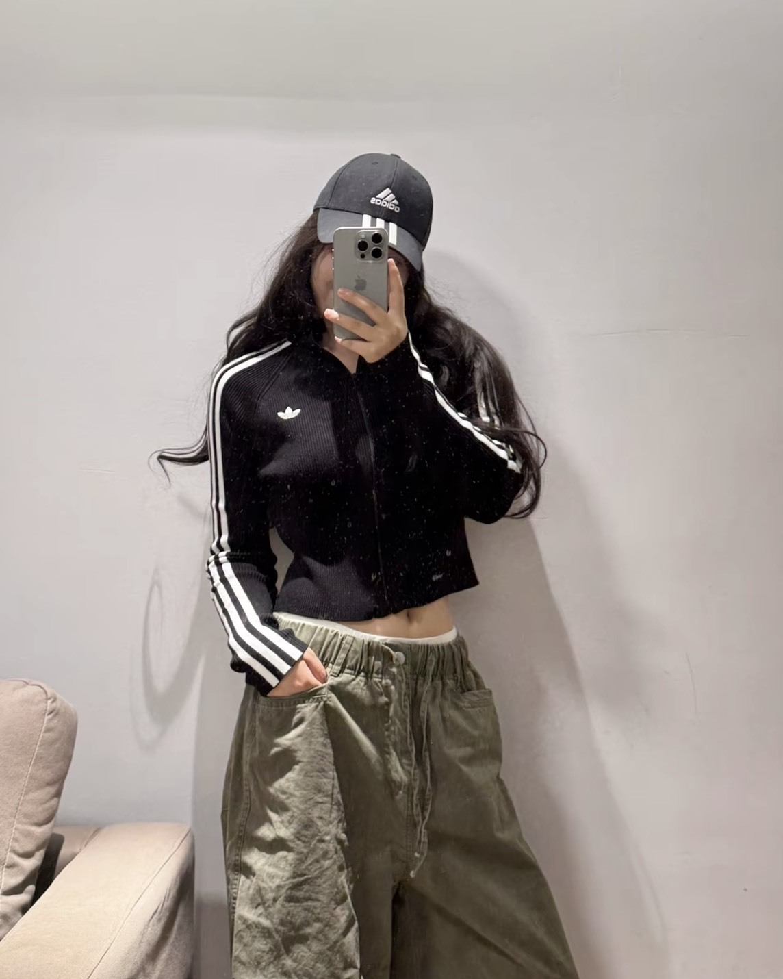 【預購】ADIDAS ORIGINALS 立領針織外套 黑色 JY2597