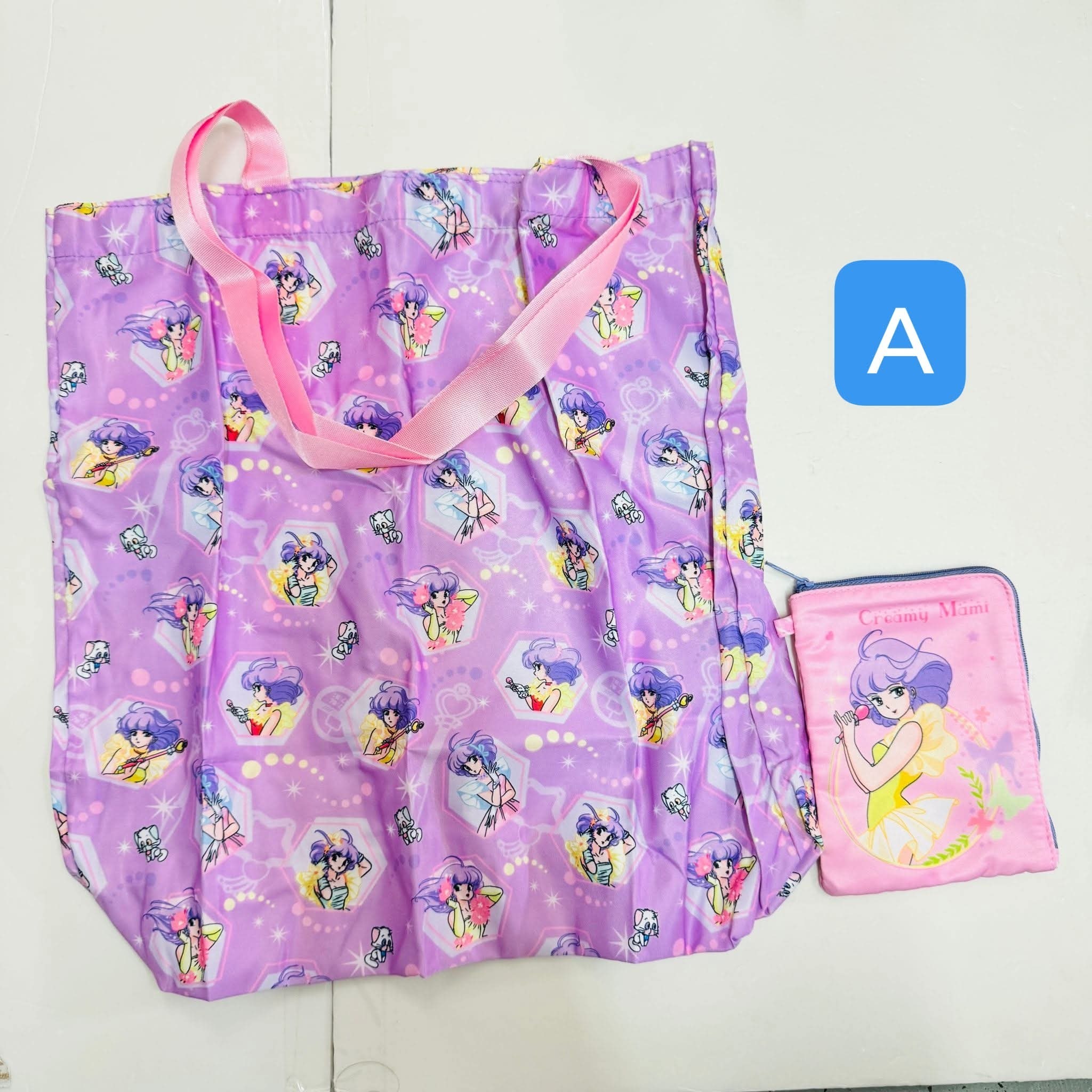 小忌廉 環保袋 紮辮橡筋 A4文件套