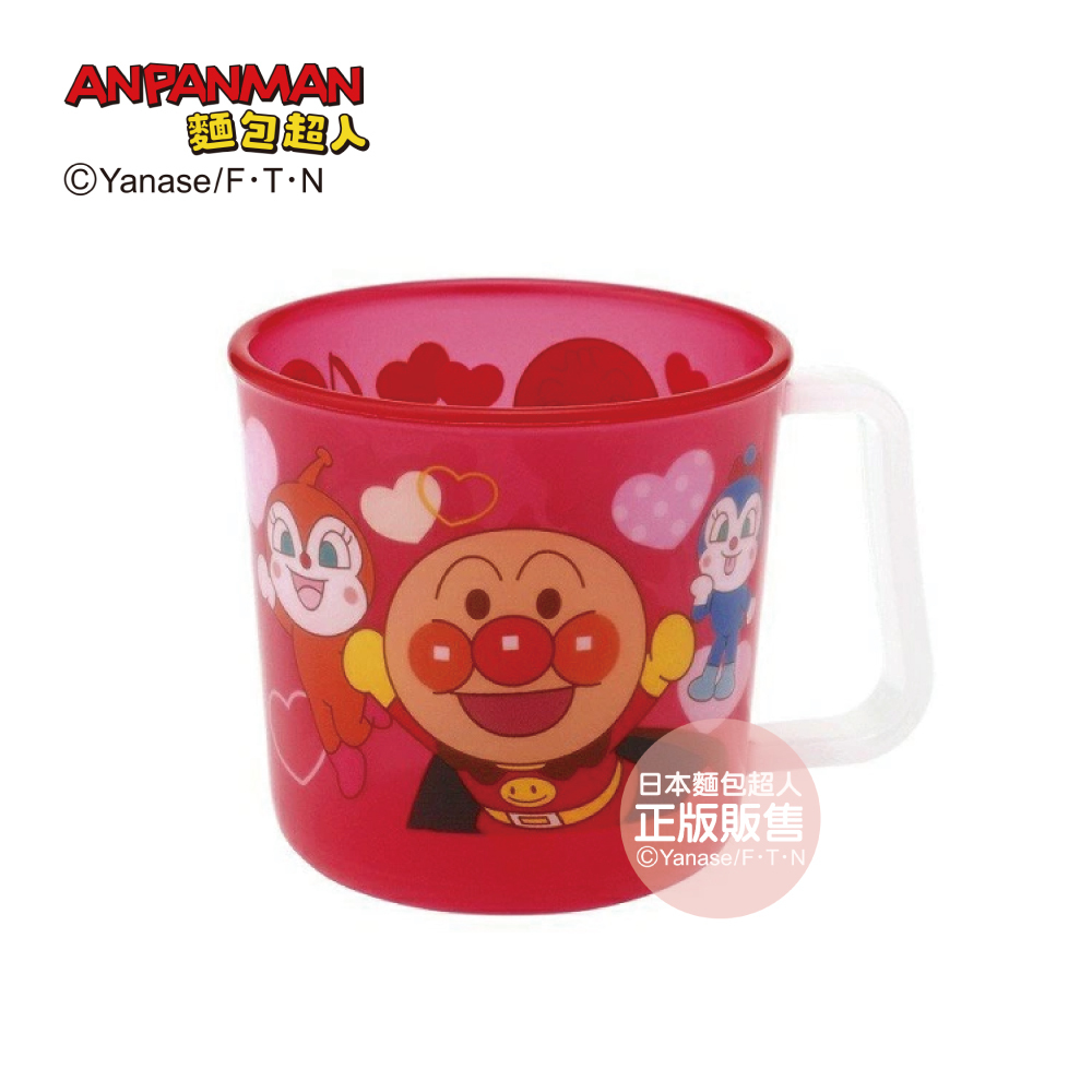 AN麵包超人單耳水杯210ml(紅)