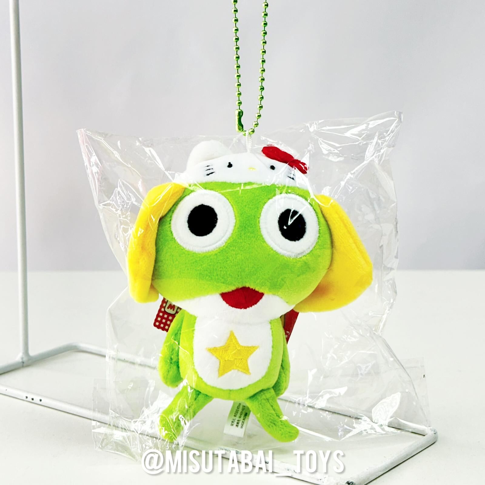 Keroro x Sanrio Plush Keychain (Keroro Hello Kitty)