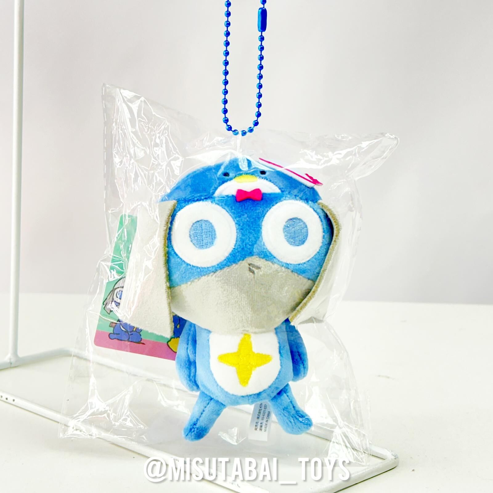Keroro x Sanrio Plush Keychain (Dororo Tuxedosam)