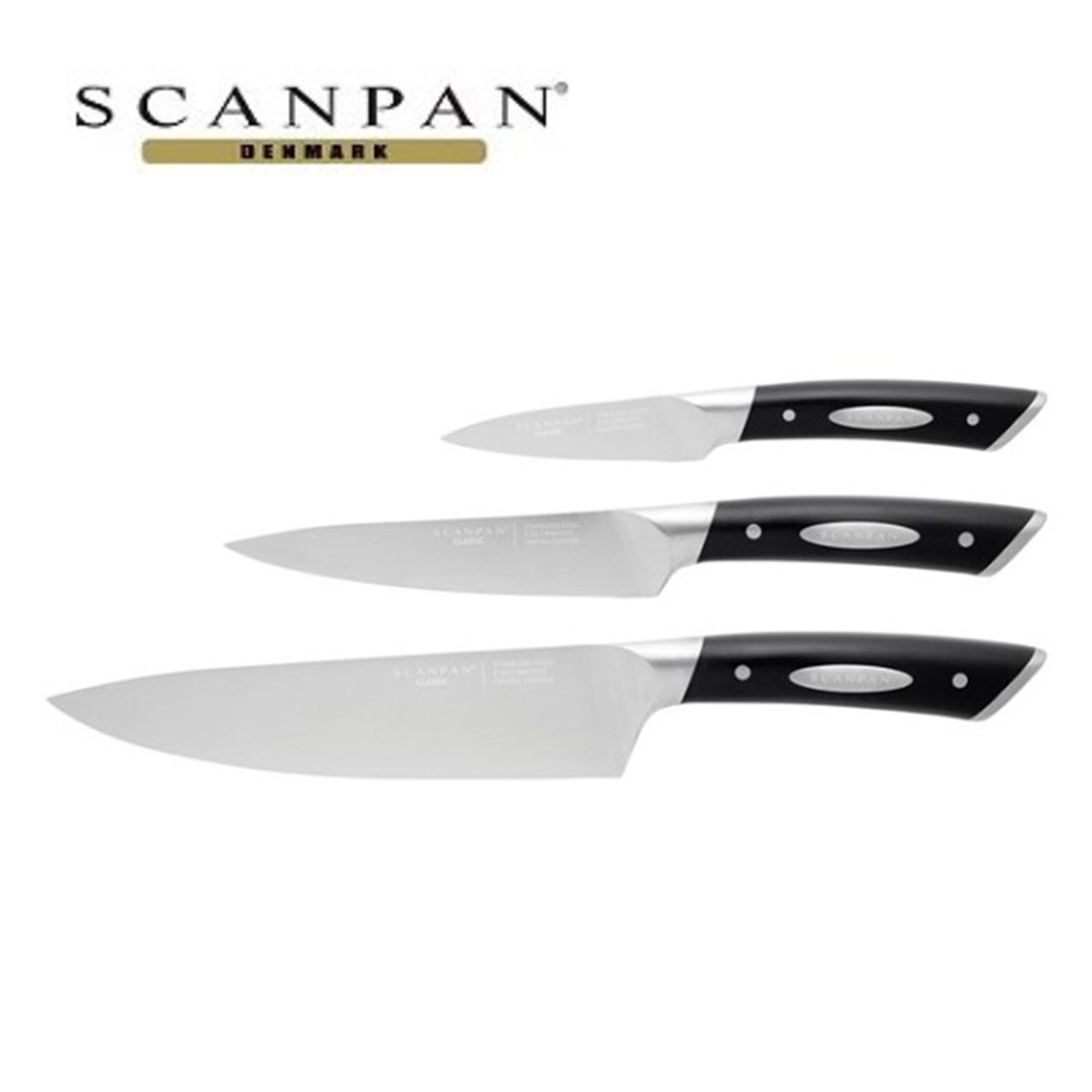SCANPAN -CLASSIC 3件裝不銹鋼刀具套裝 -92001800