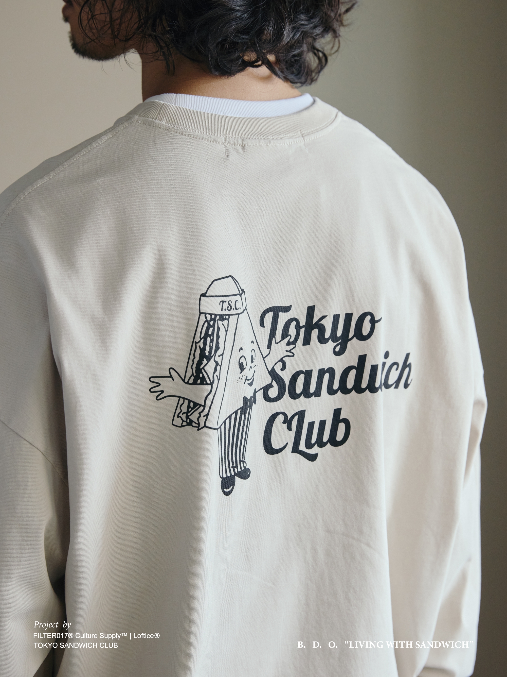 FILTER017® B.D.O. 三明治吉祥物長T