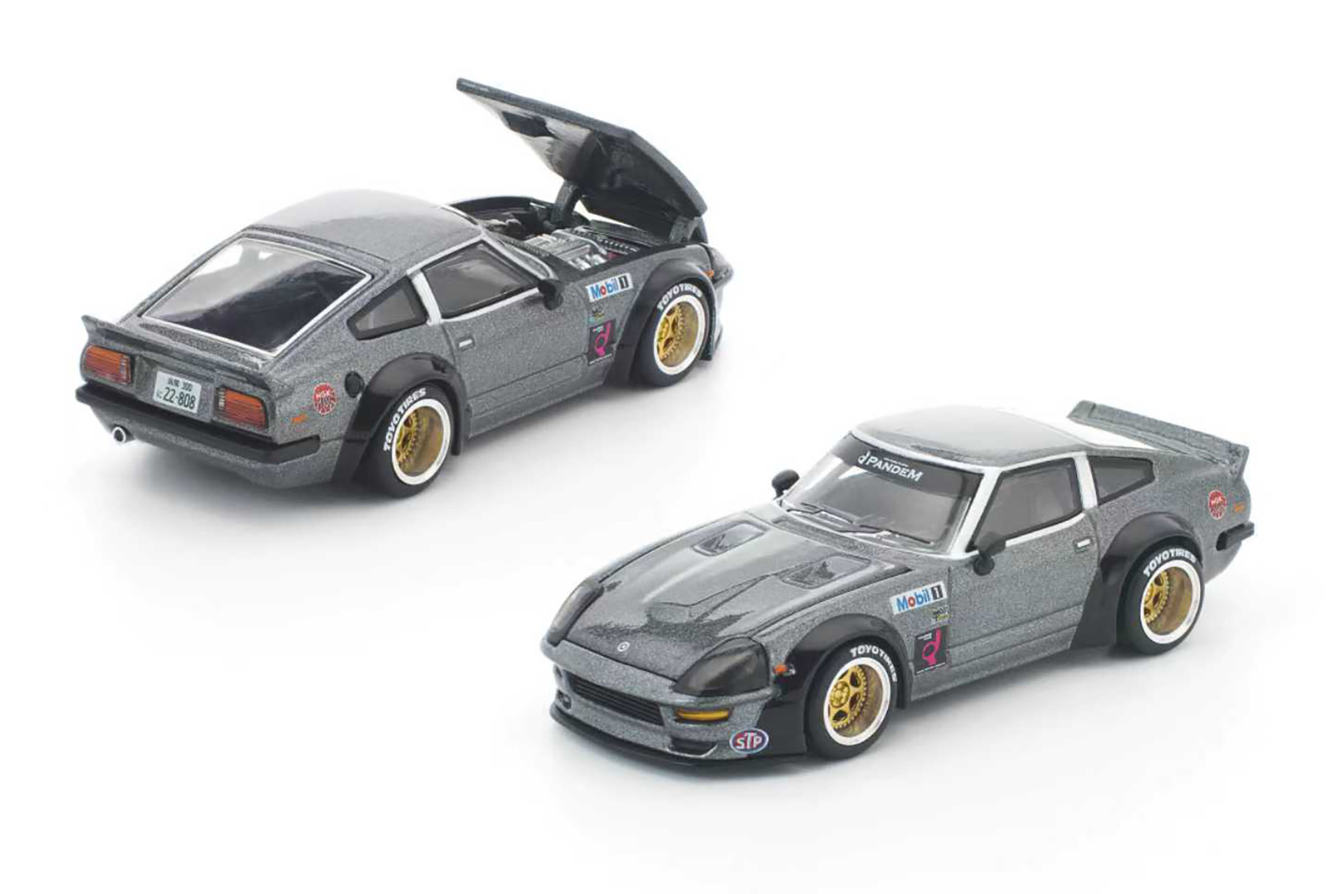 [預訂] POPRACE 1/64 PANDEM 280ZX GUN METAL