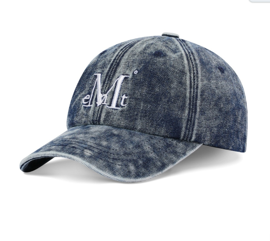 【直播】MUCENT LL1028305 洗水牛仔布款Cap帽