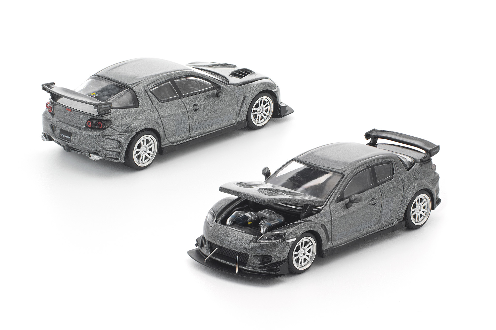 [預訂] POPRACE 1/64 MAZDA RX-8 RE-AMEMIYA GUN METAL