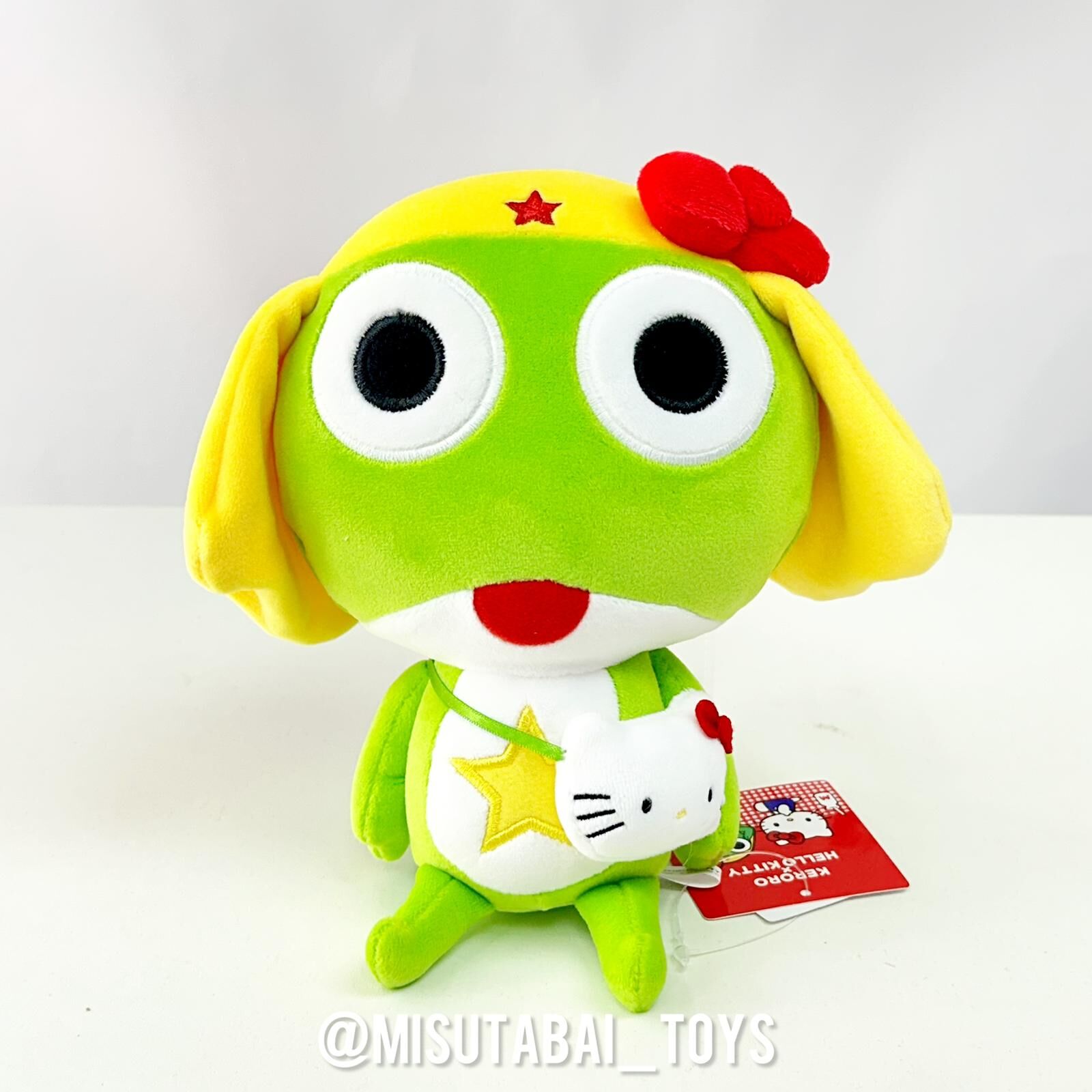 Keroro x Sanrio Plush Doll 21cm (Keroro Hello Kitty)