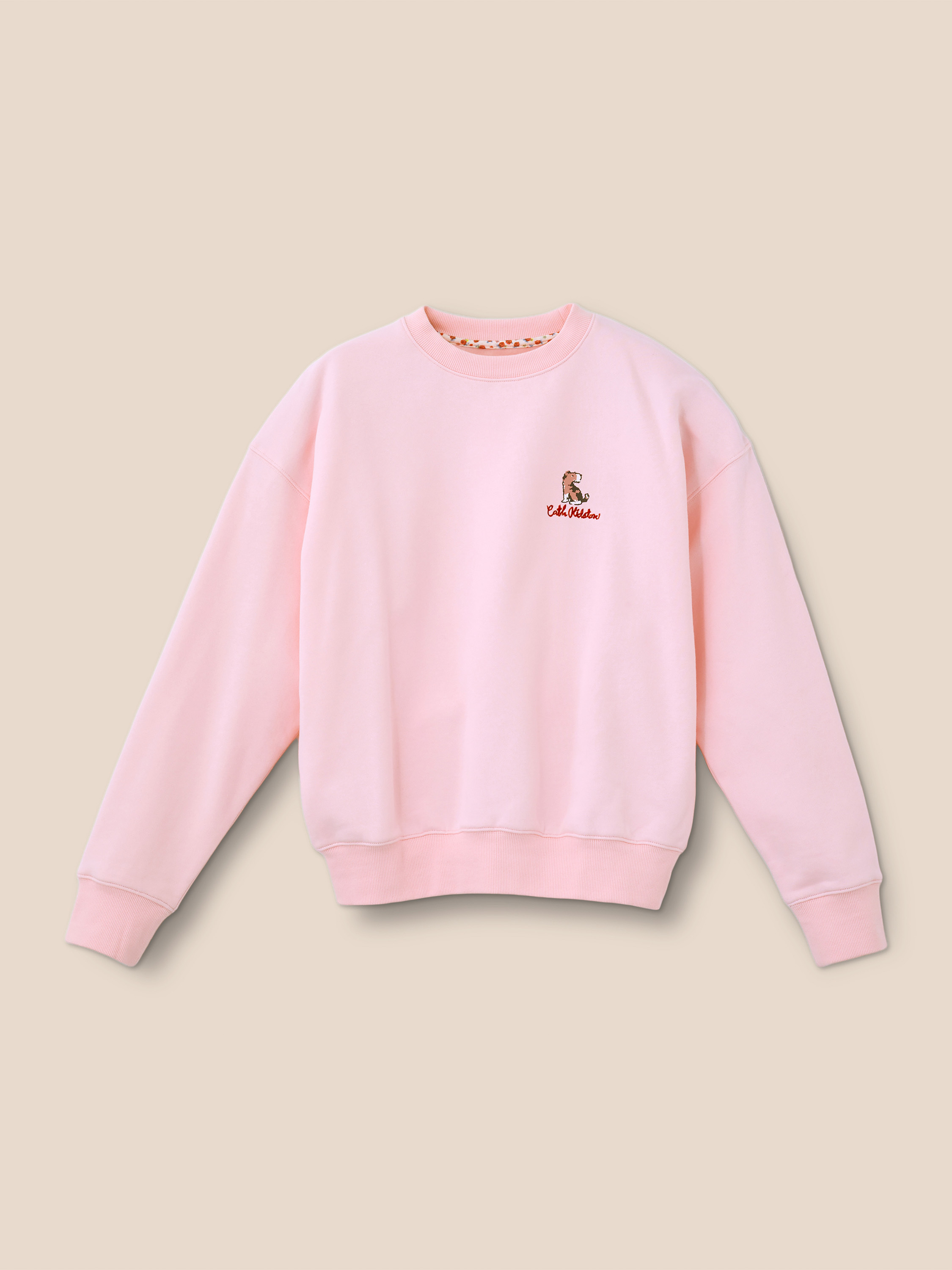 STANLEY 粉色刷毛大學T